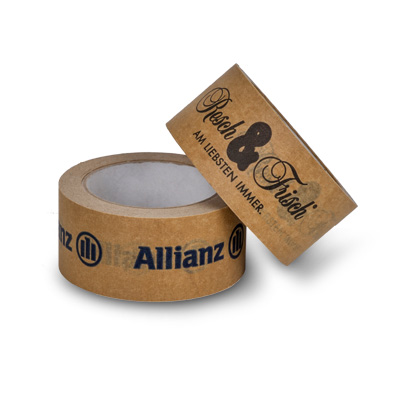 Bedrucktes Papierklebeband mit Logo